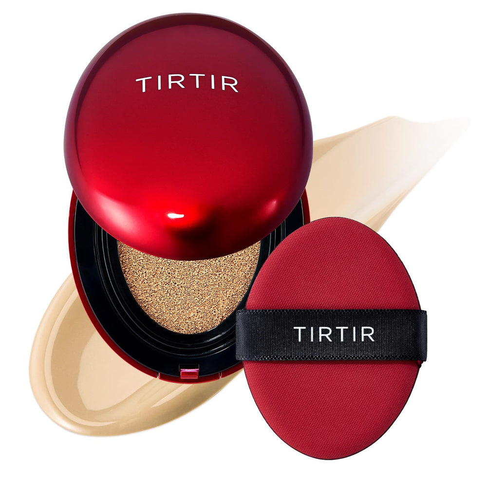 TIRTIR Mask Fit Red Cushion Foundation bottle with glass skin glow