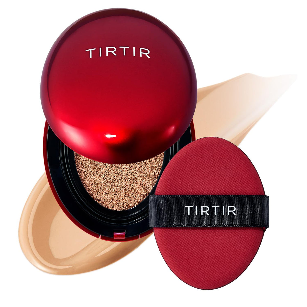 TIRTIR Mask Fit Red Cushion packaging highlight premium feel and reliable wear.