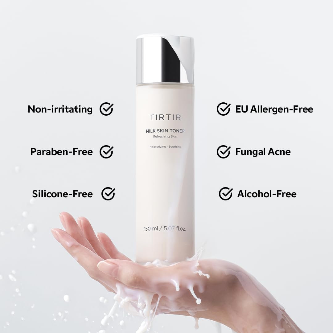TIRTIR Milk Skin Rice Toner Niacinamide evens tone