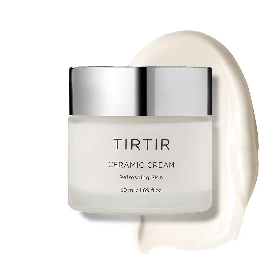 TIRTIR Crema Ceramida en botella para hidratación duradera.