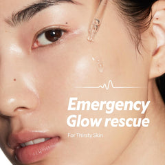 Close-up of TIRTIR SOS Serum pump for precise, hydrating applications.