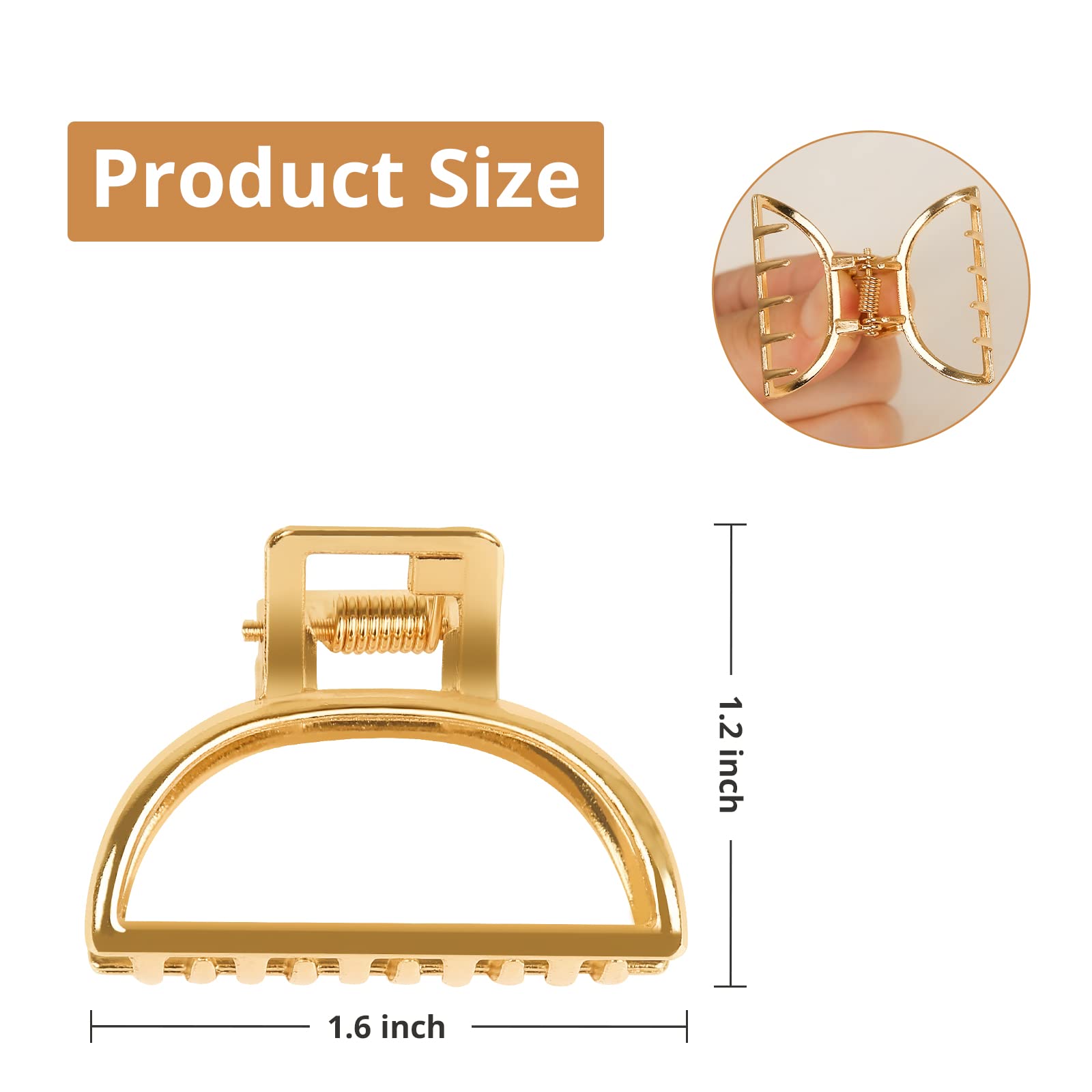 Tisenla lightweight metal clip delivers all-day comfort and durability.