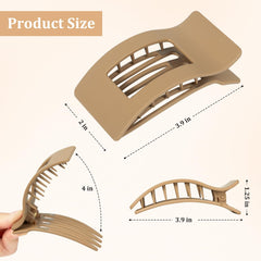 Pinza plana Tisenla chocolate para peinados sin tirones.