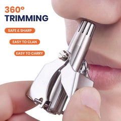 Titan Luxe ergonomic nose and ear clipper for comfortable grooming.