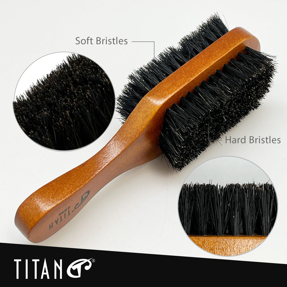 Titan wooden-handle close-up showing sturdy grip and natural finish