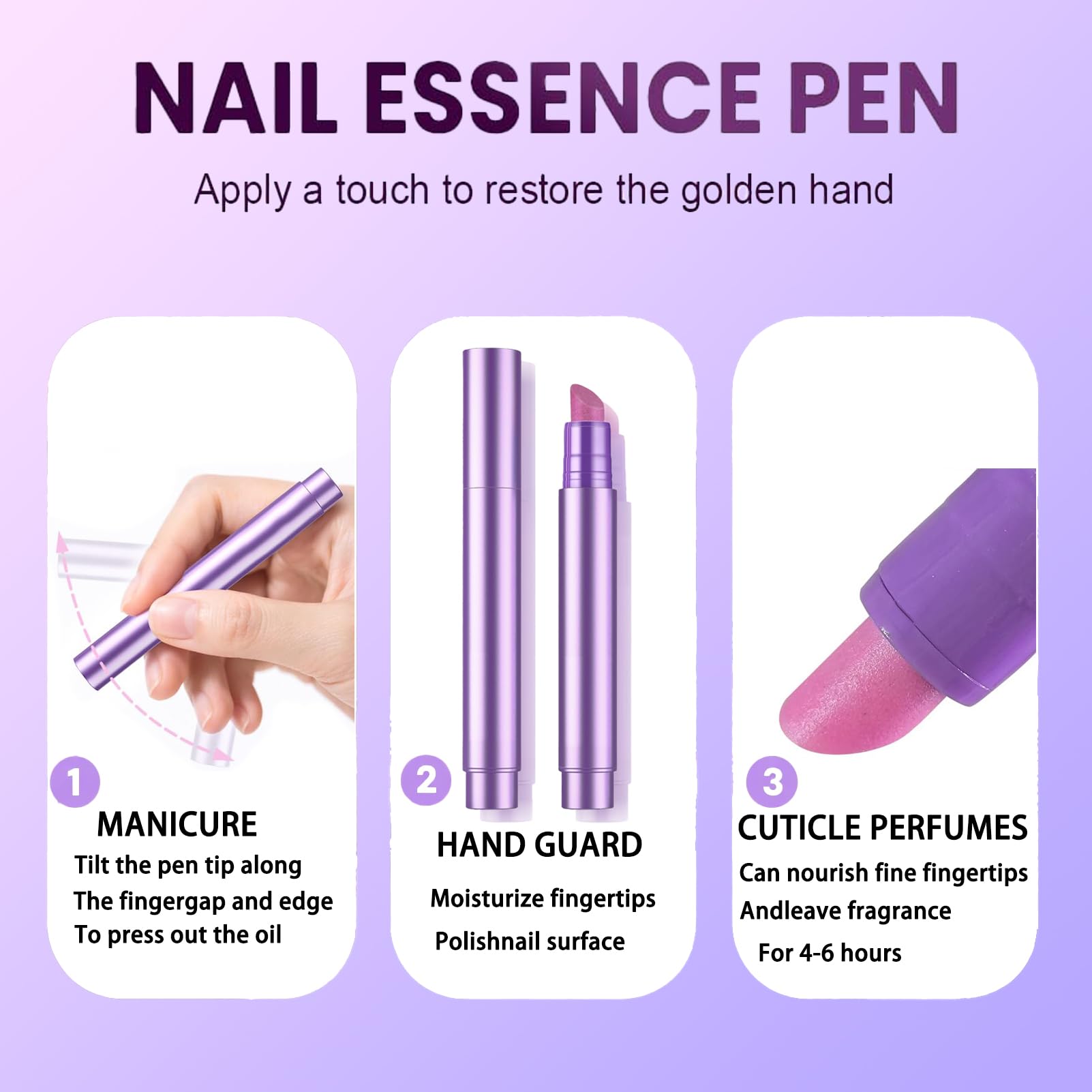 TIUSUTA aplicacion 3-en-1: uso compacto para manicura en cualquier lugar