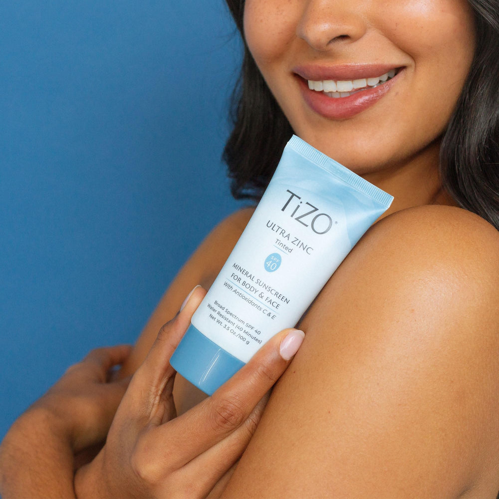 TIZO Ultra Zinc tinted SPF 40 offers mineral protection