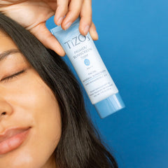 TiZO3 sheer tint application demonstrates lightweight coverage