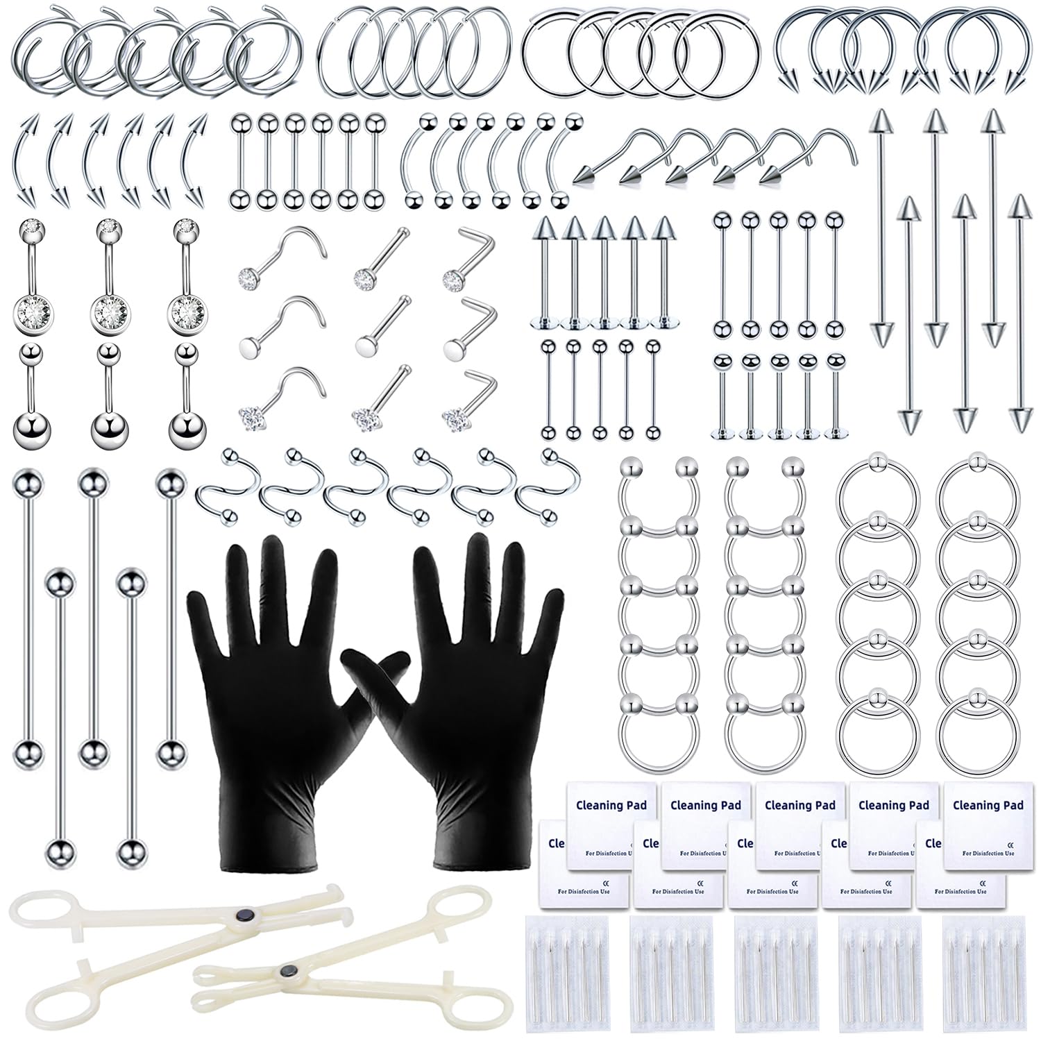 TKKUY 153 piezas kit de perforaciones, conjunto completo para múltiples zonas.