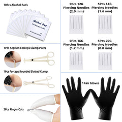 Anillos nariz 16G TKKUY con opciones de estilo versátiles.