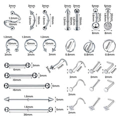 Joyería de acero 316L de TKKUY para varias colocaciones duraderas.