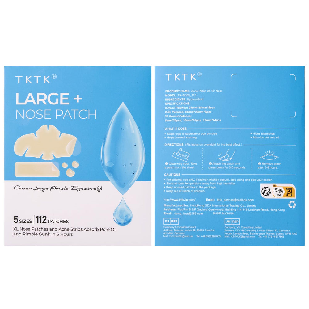 TKTK easy peel packaging keeps patches fresh and portable