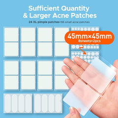 TKTK XL strip patch 60x20mm on back or chest for bigger areas