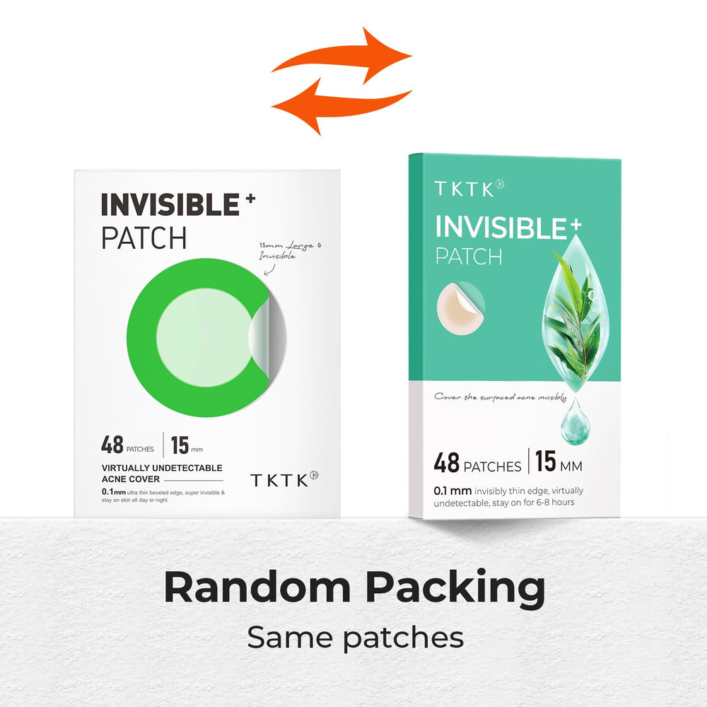 TKTK 48-count package keeps acne care ready