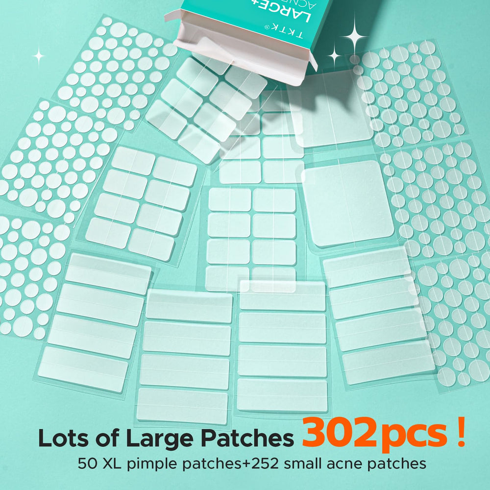 TKTK patches applied to back and chest, suitable for larger breakouts