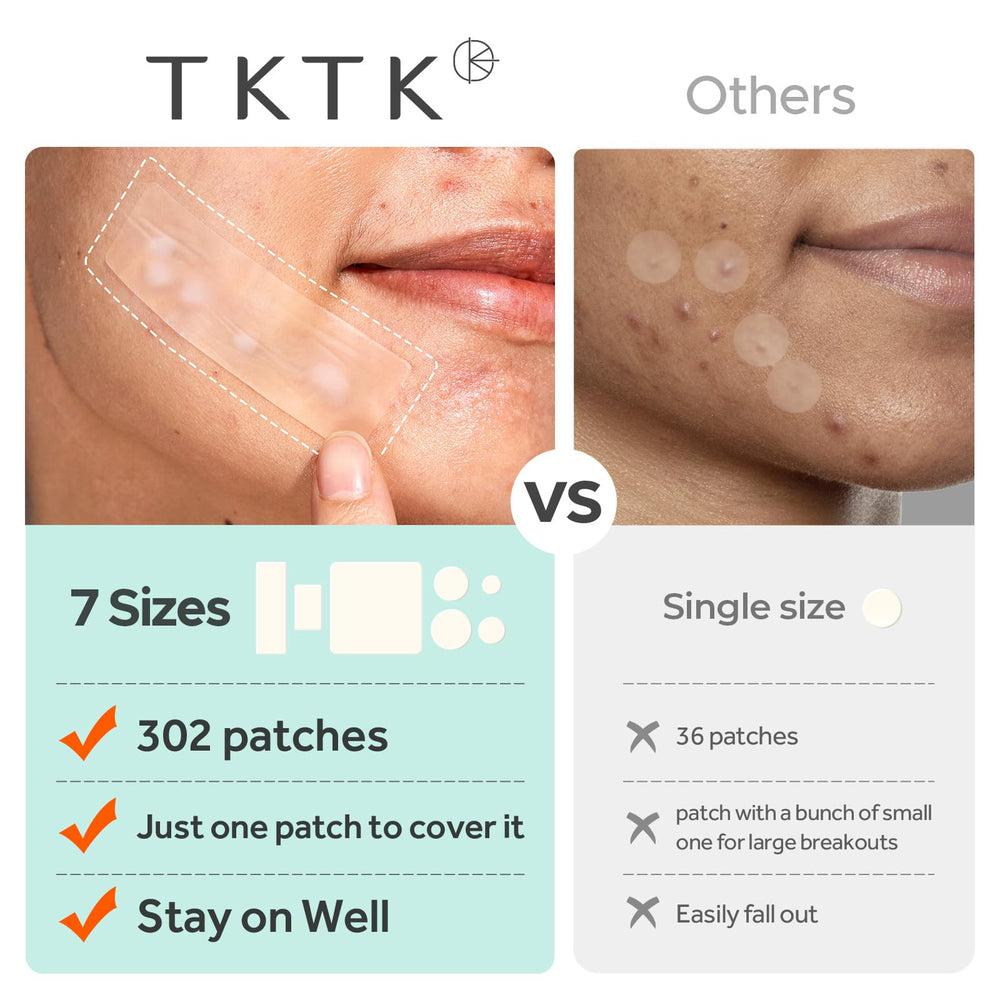 TKTK patches in assorted sizes, customizable coverage for any breakout