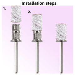 TKYZMS sanding bands compatible with 3/32 inch nail drills for easy use.