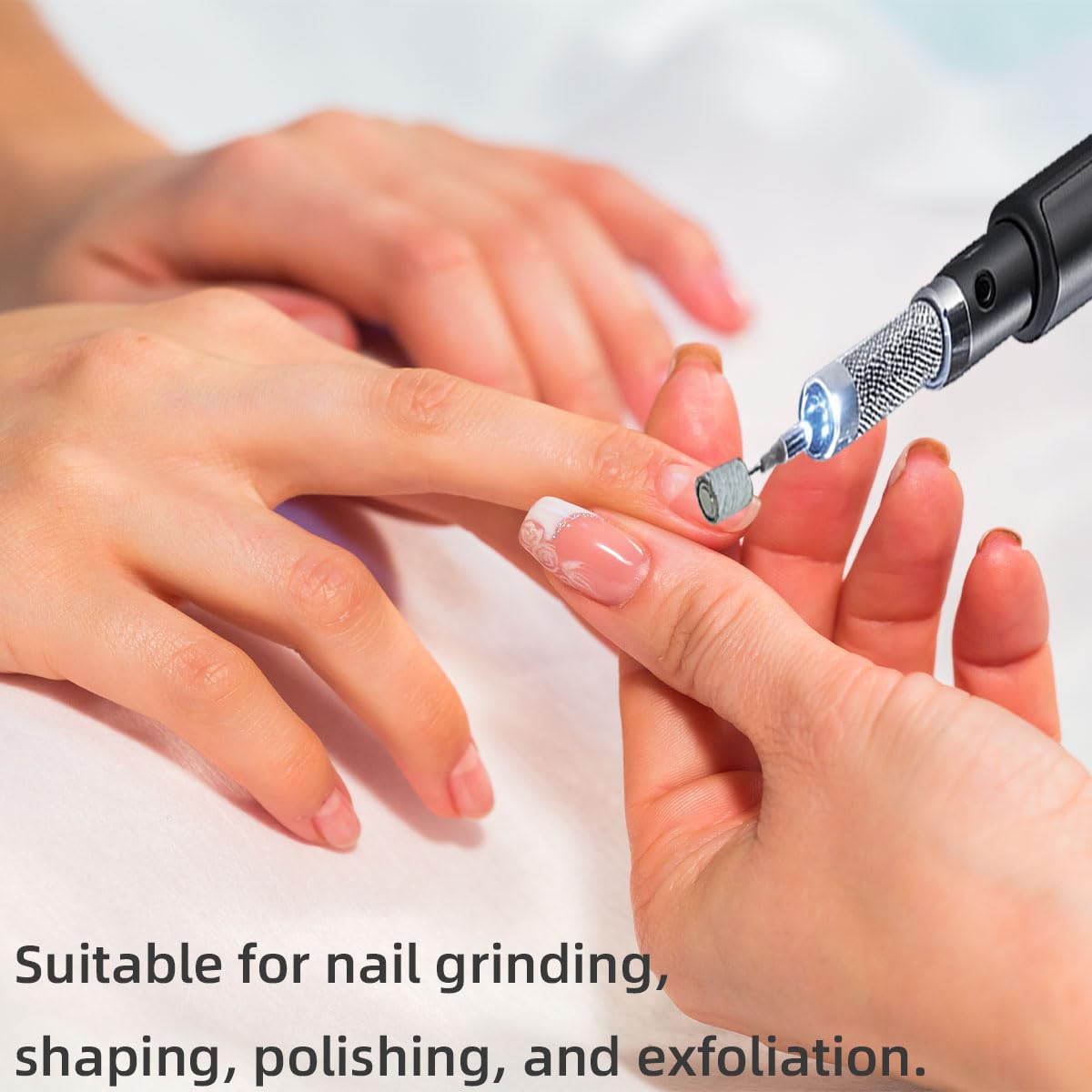 TKYZMS beginner-friendly sanding for safe at-home nail care