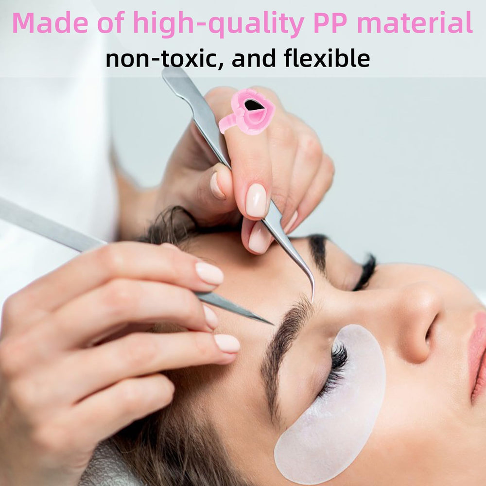 TKYZMS single-use glue rings maintain hygiene between clients