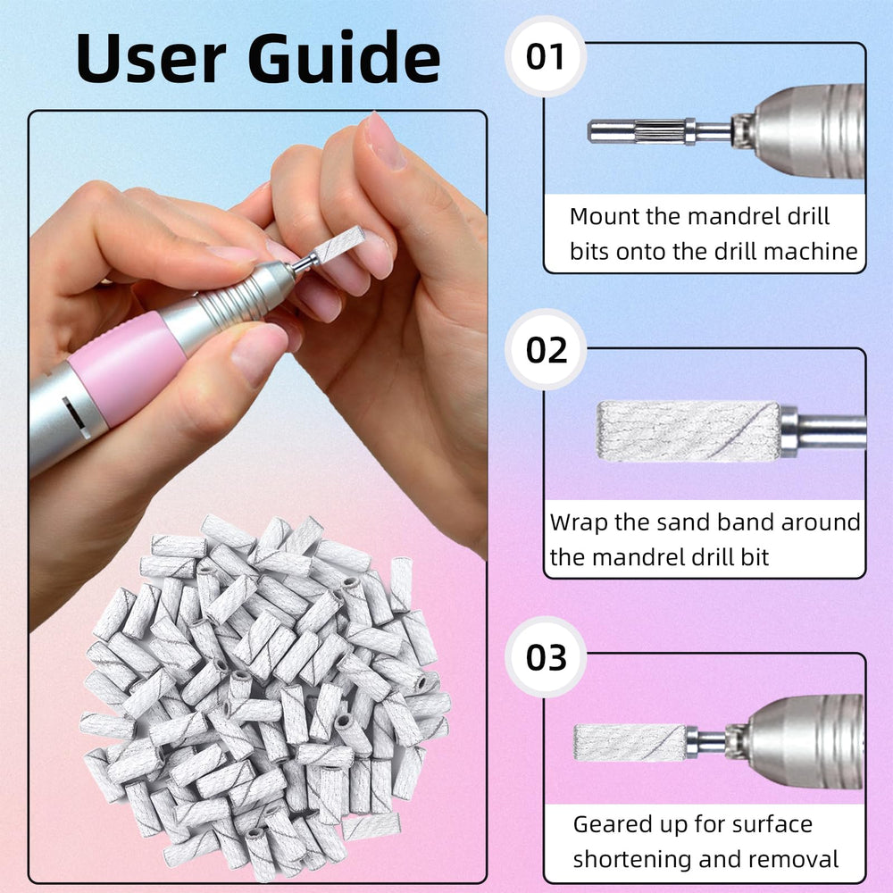 TKYZMS multipurpose set ideal for polishing and smoothing nails.