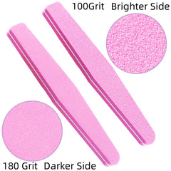 TKYZMS nail buffer block with easy-grip design for quick smoothing.