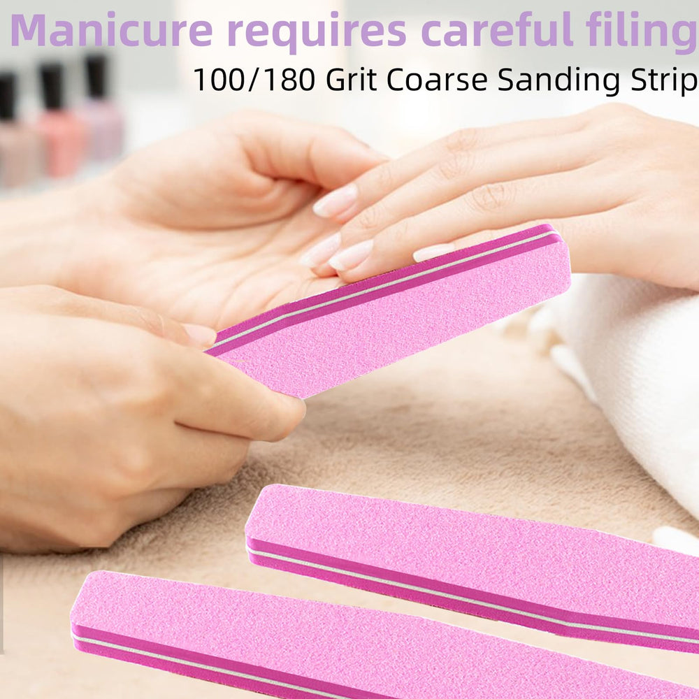 TKYZMS sponge buffing nail file suitable for natural or acrylic nails.