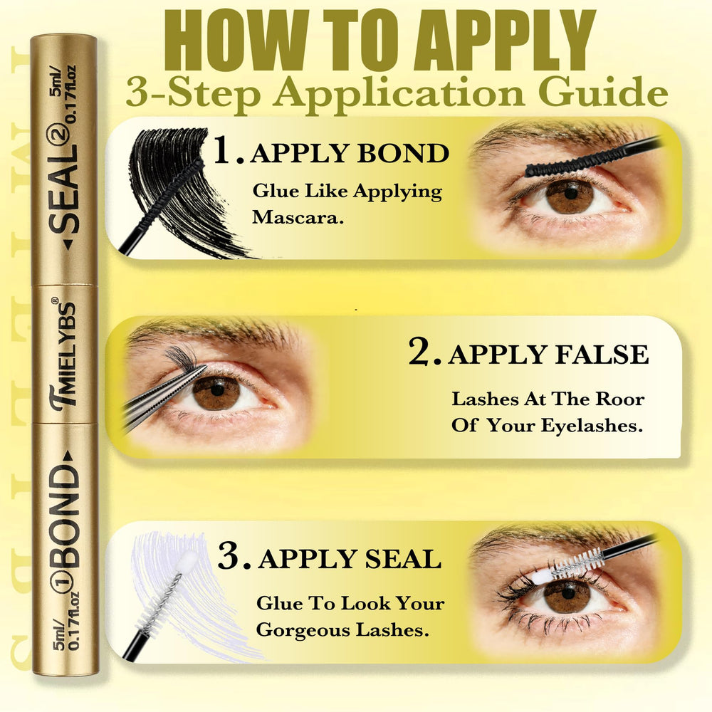 TMIELYBS two‑in‑one application kit for quick, clump‑free use