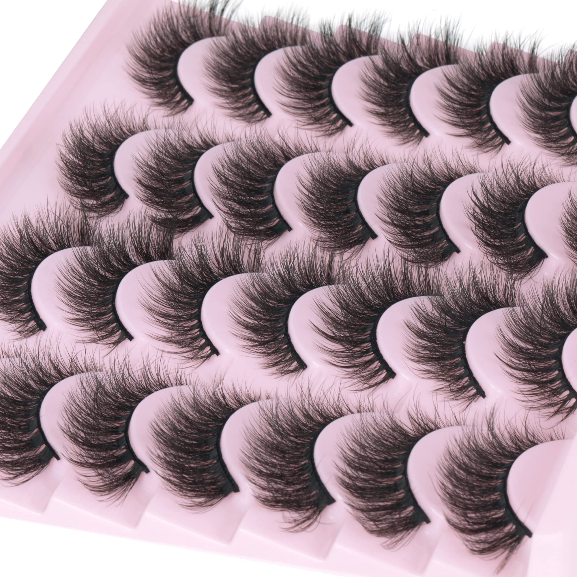 TNFVLONEINS 5D mink lashes 14 pairs for versatile daily glam