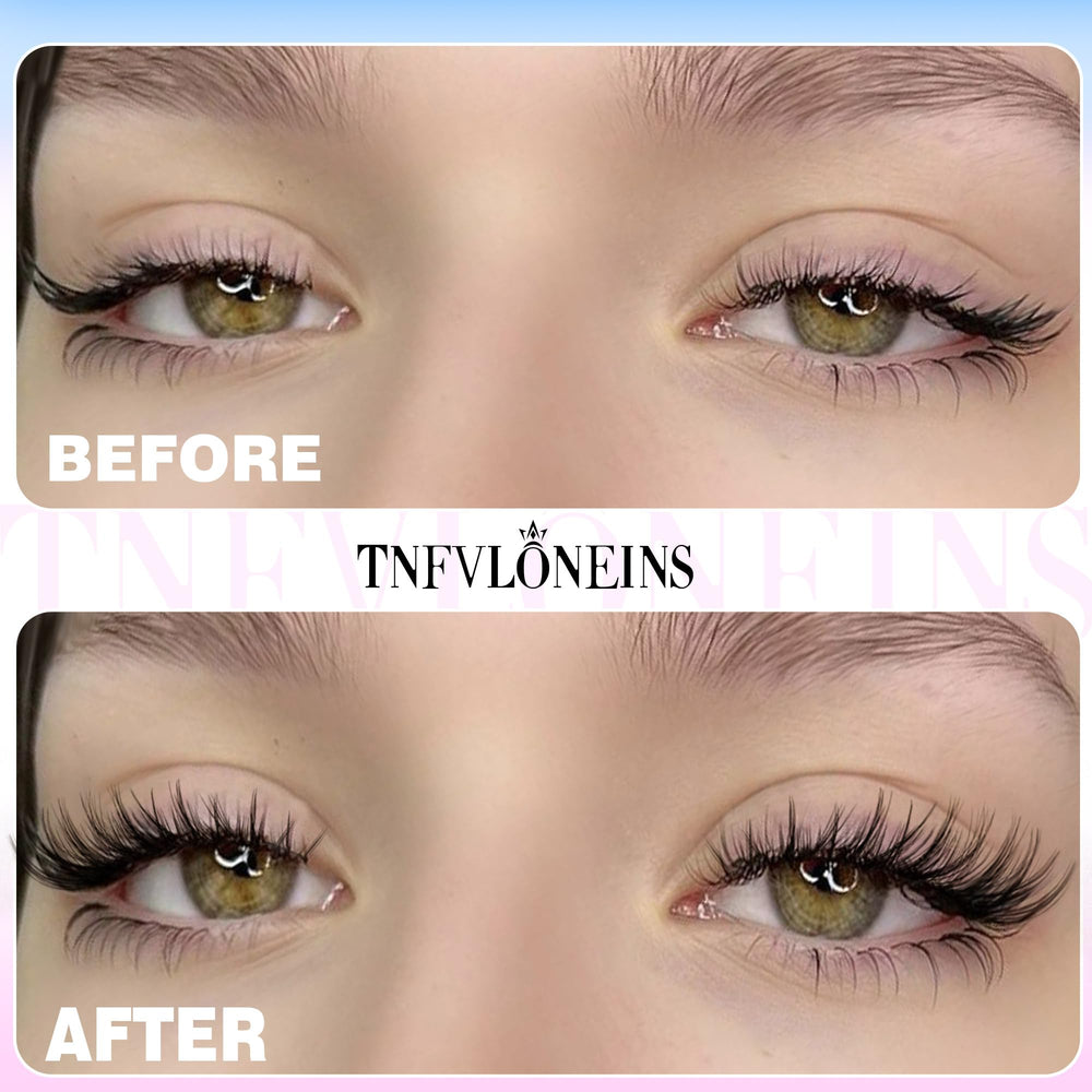 TNFVLONEINS 5D natural-look lash clusters add gentle fullness