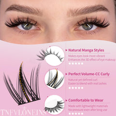TNFVLONEINS cc-curly wispy lashes 10mm for everyday elegance