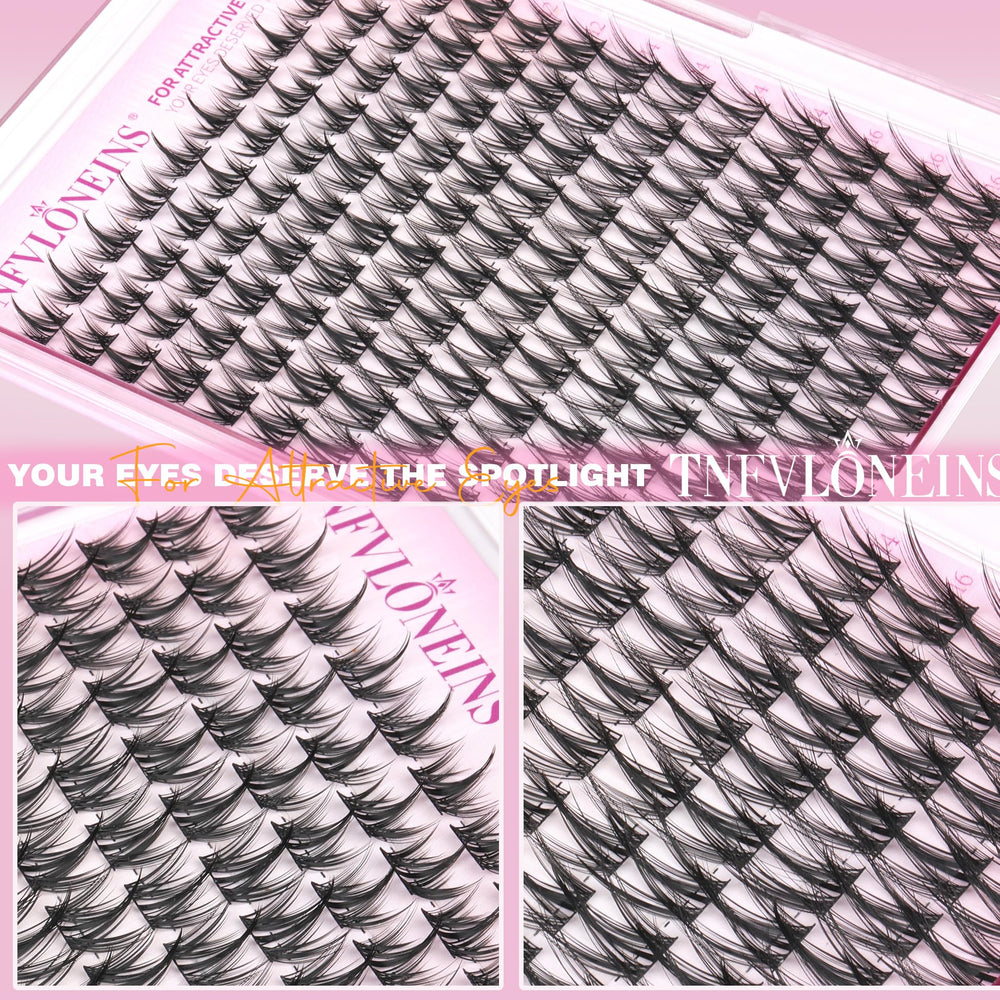 TNFVLONEINS cc-curly wispy lashes 14mm for dramatic flair