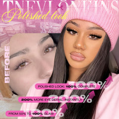 TNFVLONEINS DIY evil lash kit enables seamless at-home eyelash creativity.