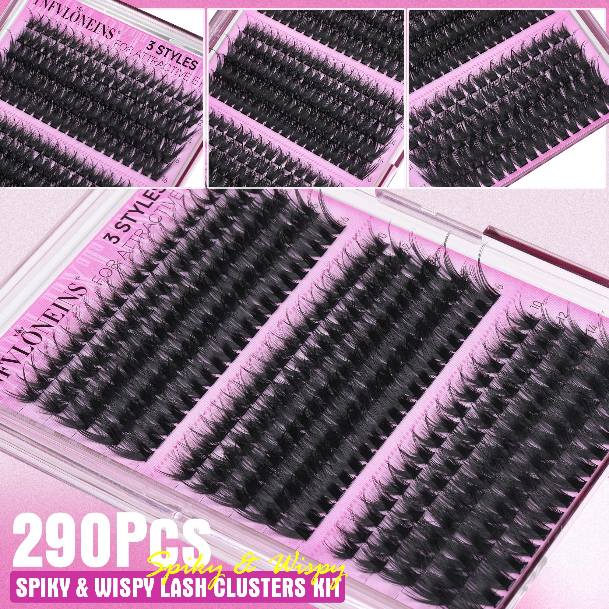 TNFVLONEINS DIY home lash extensions empower creative at-home styling.