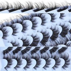 TNFVLONEINS handmade soft synthetic fibers provide comfortable lashes you can reuse