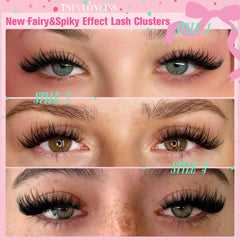 TNFVLONEINS lash clusters designed for DIY at-home creation.