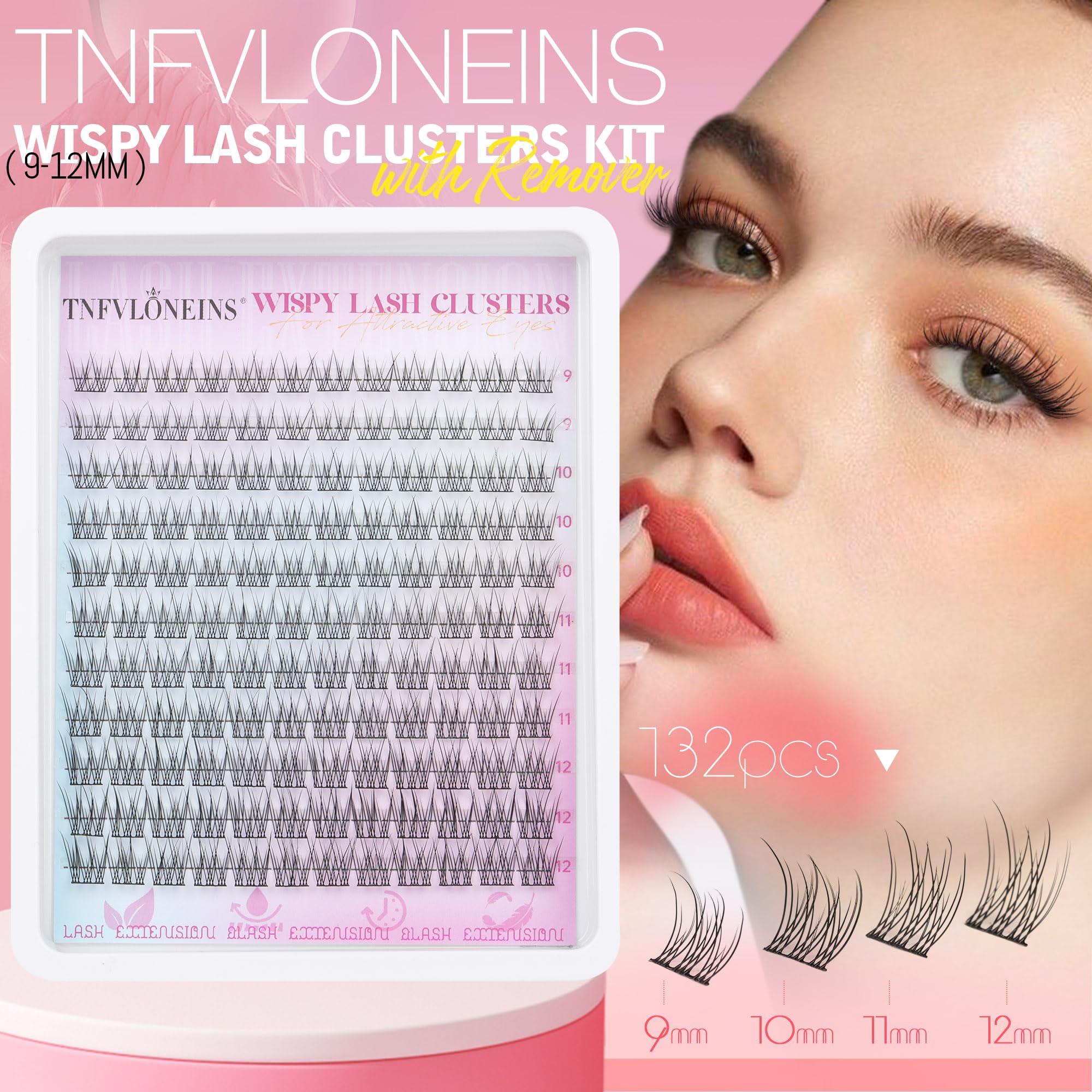 TNFVLONEINS Lash tweezers help precise placement