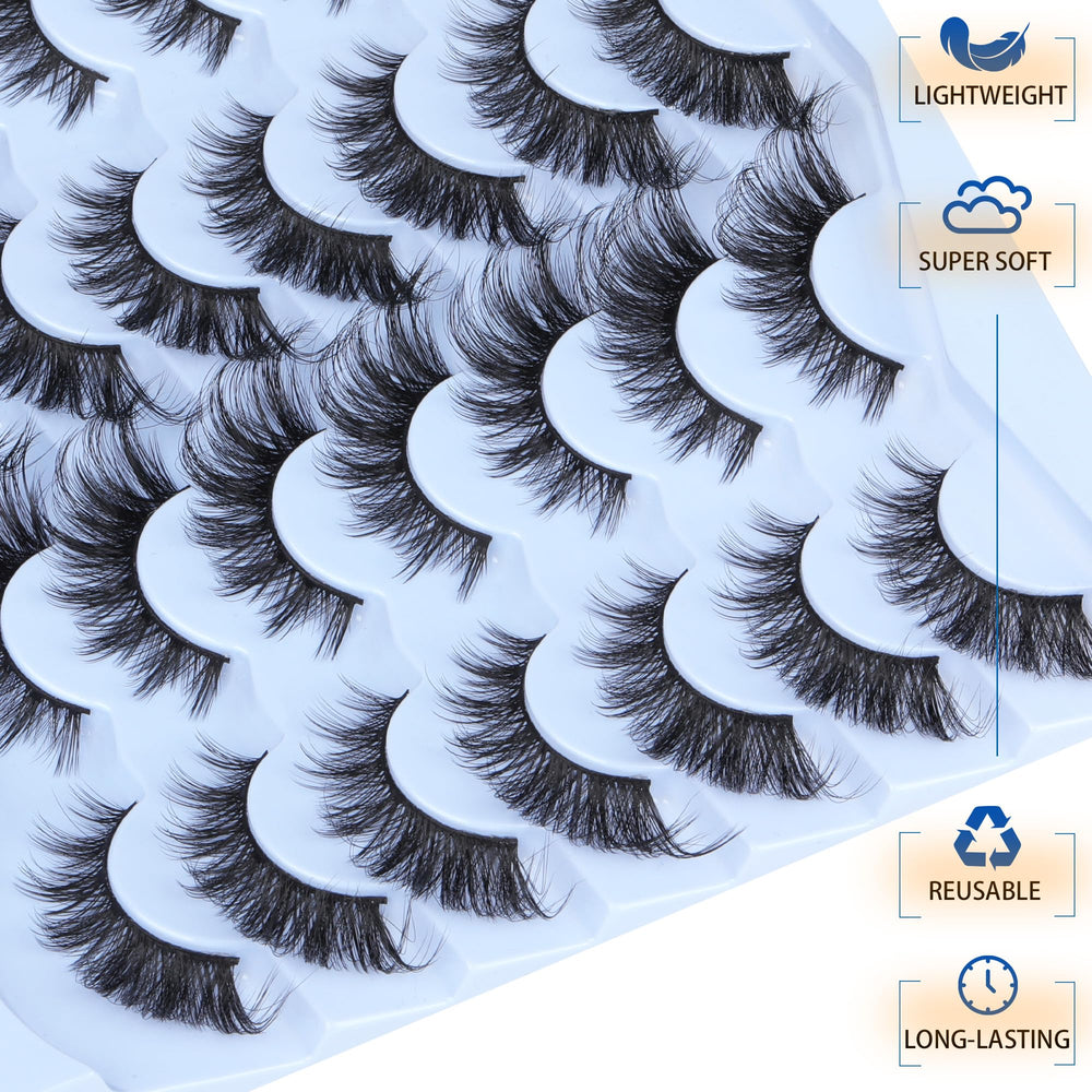 TNFVLONEINS long-wear lashes stay secure for all-day or night-out occasions