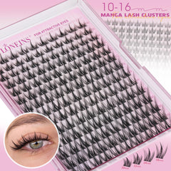 TNFVLONEINS manga lash clusters 14mm for fuller drama