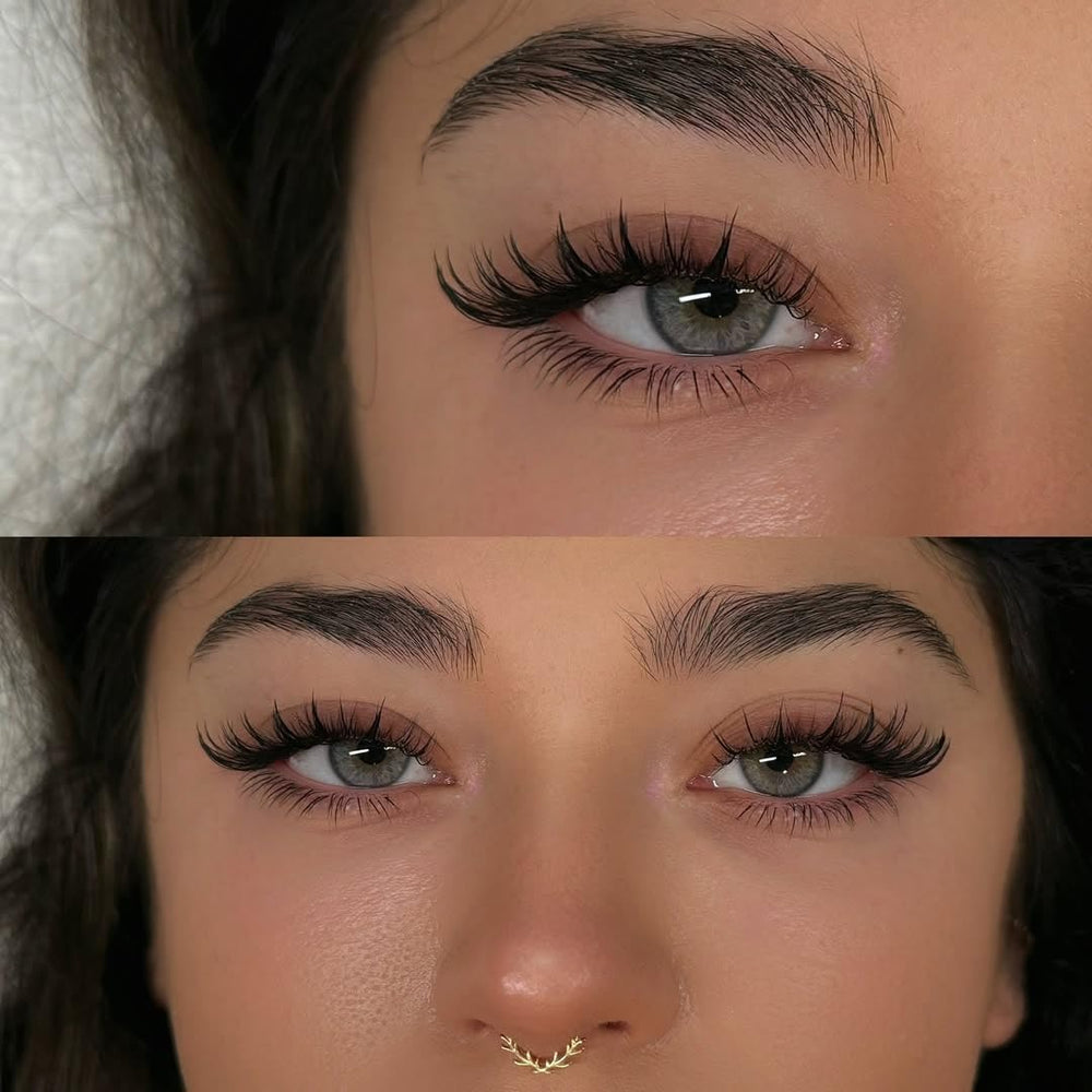 TNFVLONEINS mink lashes natural look adds subtle volume for everyday elegance