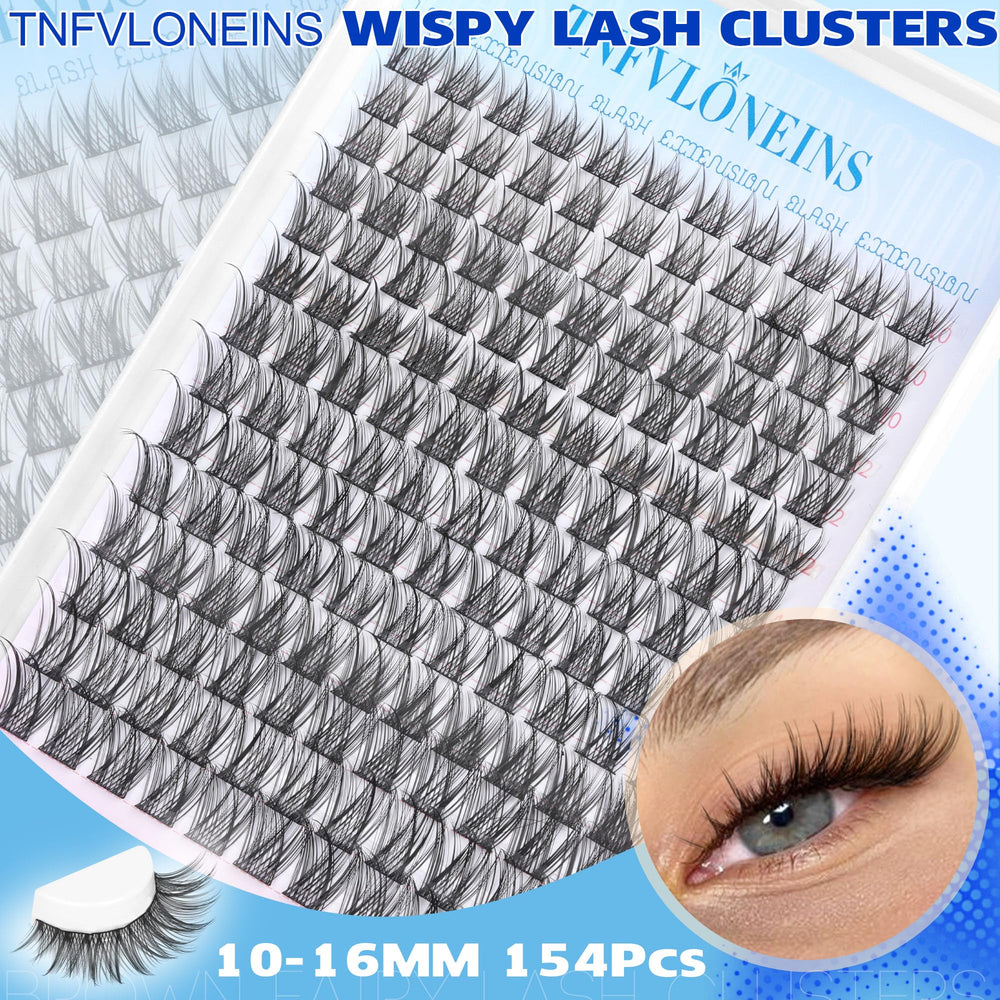 TNFVLONEINS natural eyelash clusters set for daily wear