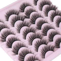 TNFVLONEINS natural-looking lashes blend with real lashes for seamless finish