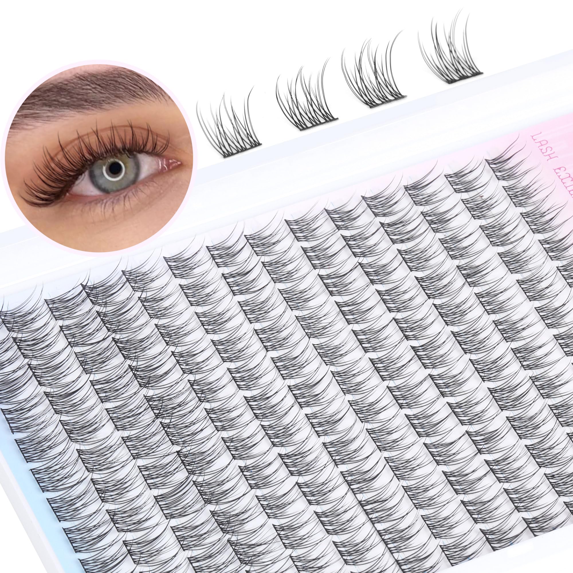 TNFVLONEINS natural-looking wispy clusters to enhance eye definition