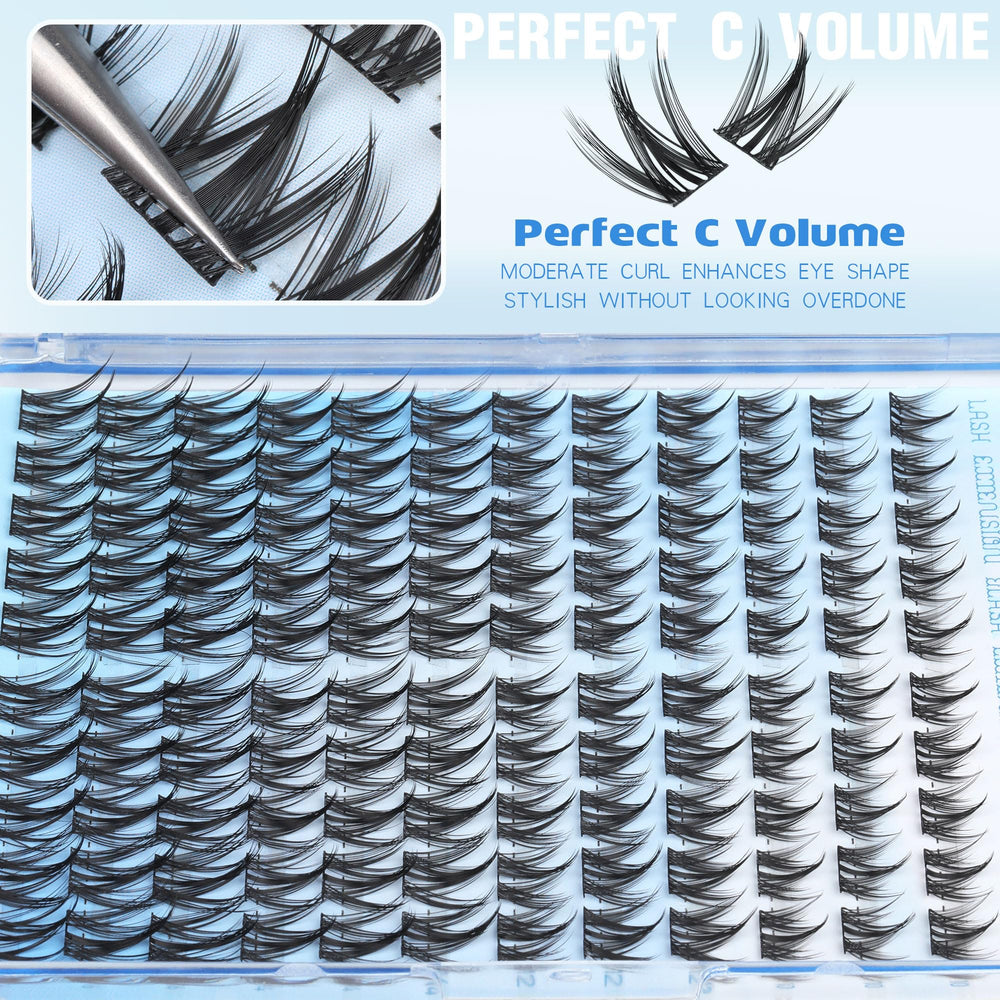 TNFVLONEINS Natural, spiky lash extensions for expressive eyes.