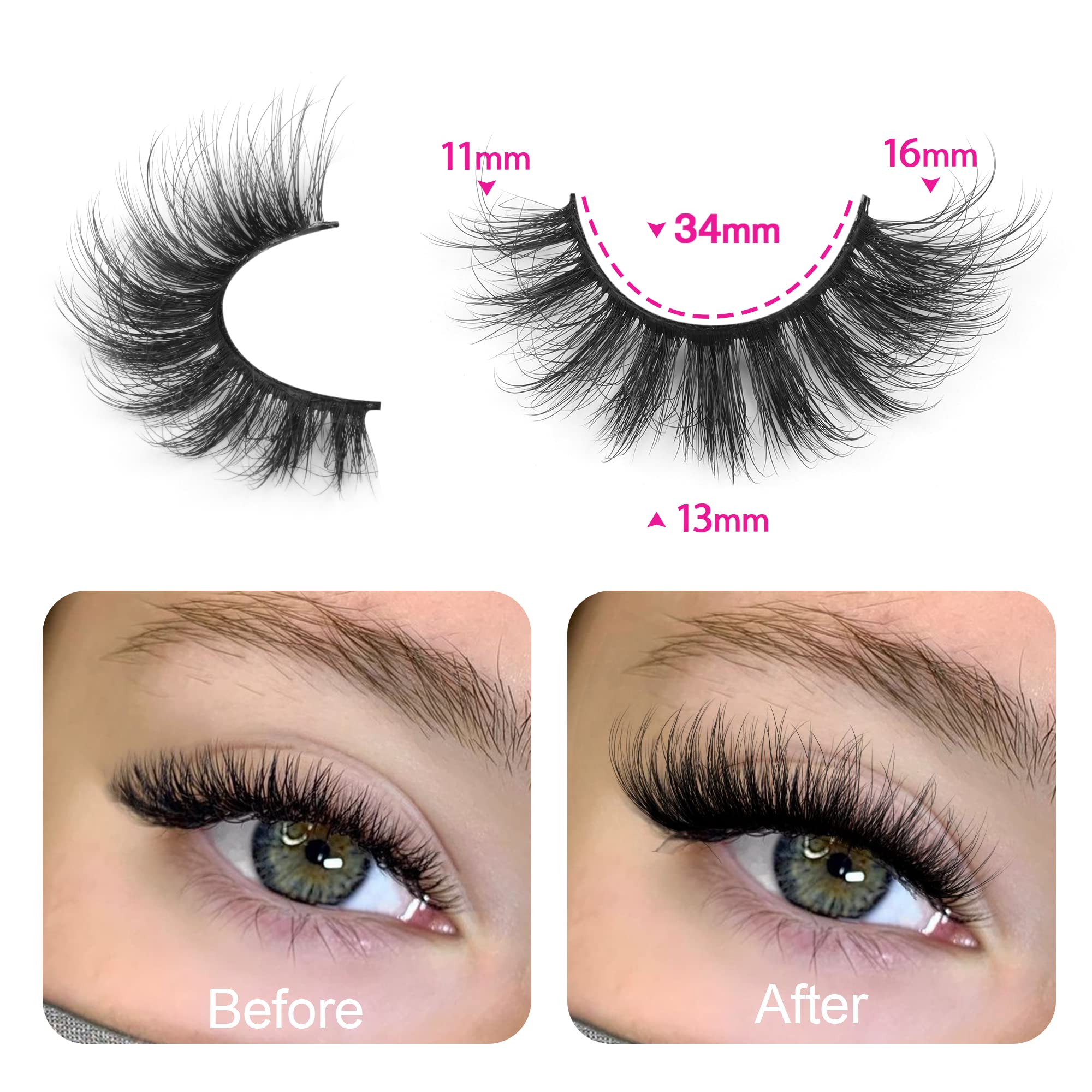 TNFVLONEINS soft cotton band lashes provide comfortable all-day wear