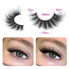 TNFVLONEINS soft cotton band lashes provide comfortable all-day wear