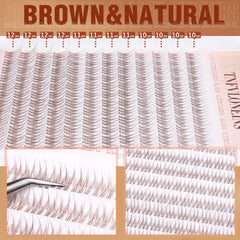 TNFVLONEINS soft synthetic fibers lashes offer lightweight comfort.
