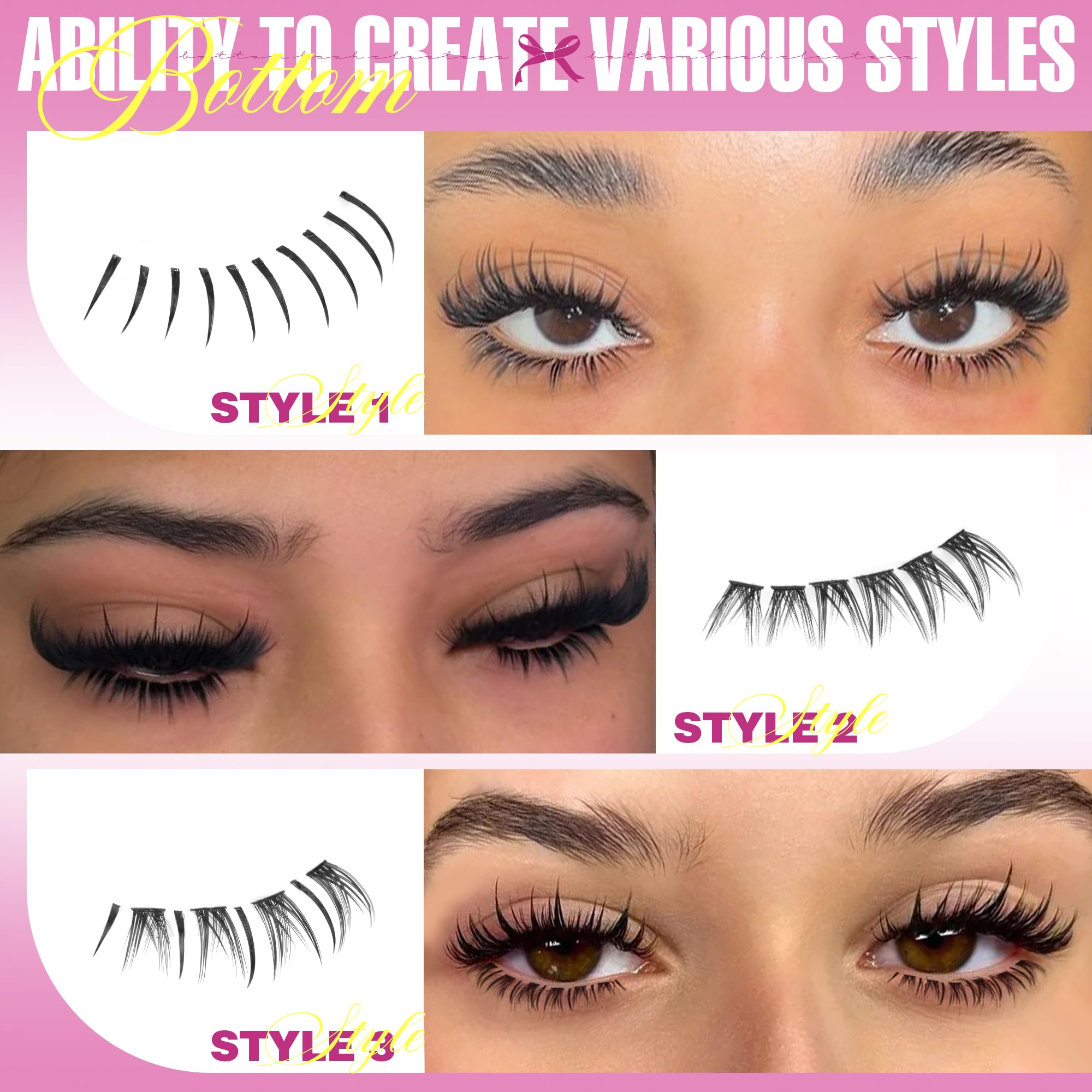 TNFVLONEINS upper spikes 12-22mm deliver dramatic, wide-eyed impact.