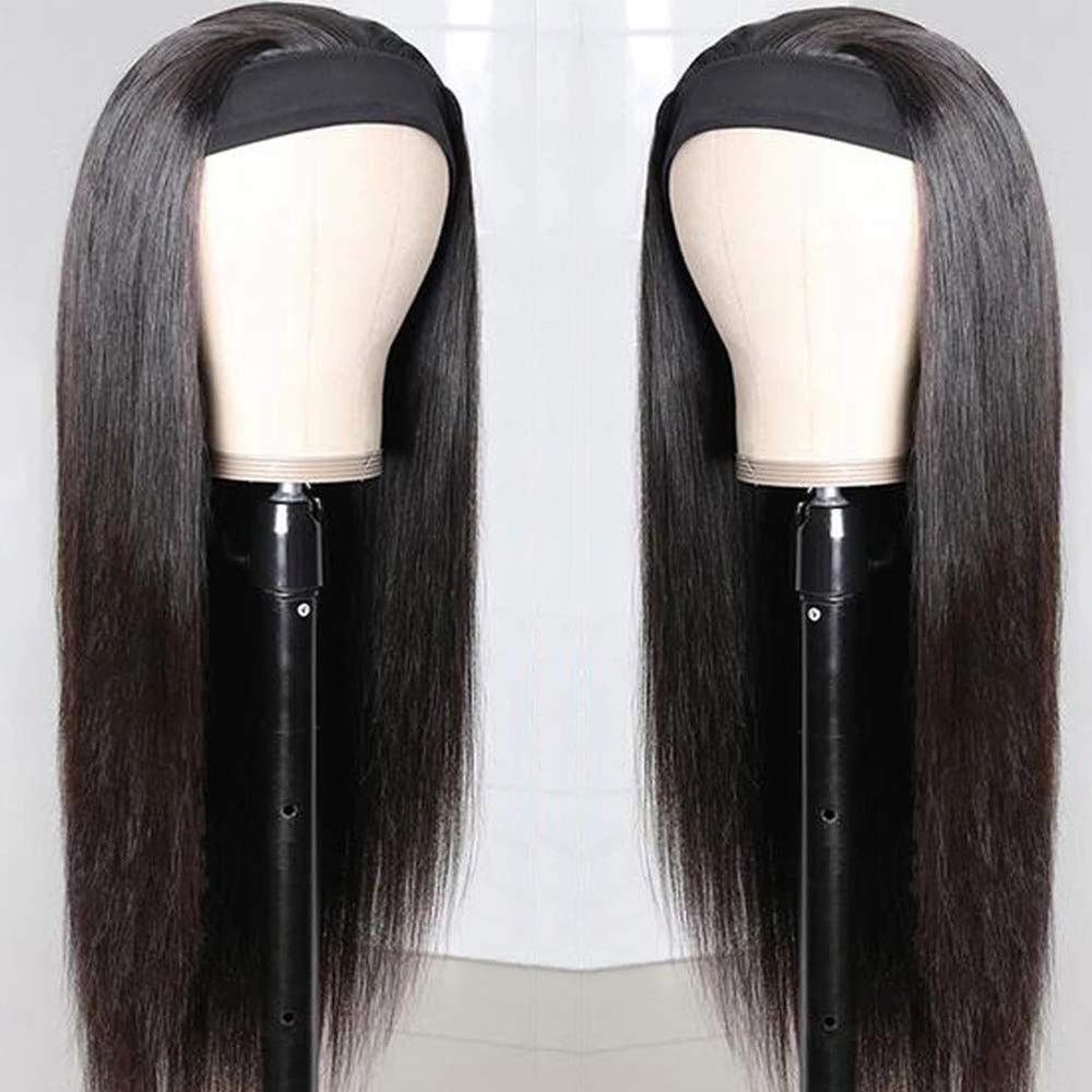 TNICE glueless headband wig with Velcro design, secure fit in minutes.