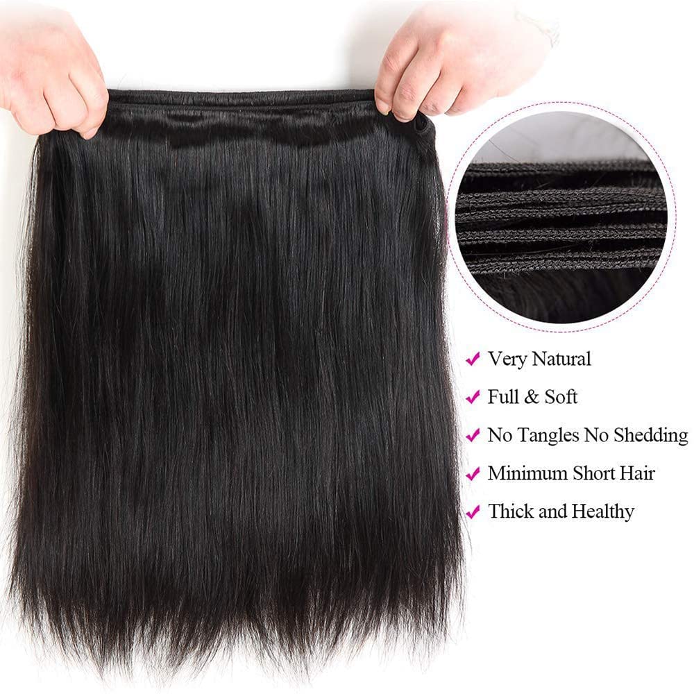 TNICE virgin hair close-up cuticle-aligned weave for tangle-free wear.