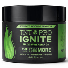 TNT Pro Series Ignite Sudor Crema en bote, ideal para preentrenamiento.